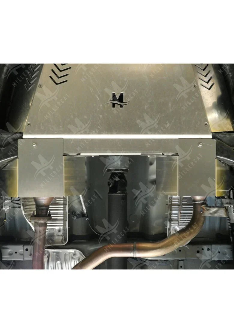 Miller CAT Corp V2 Rear Cat Shield Add-On | Tundra 2007-2021 4WD  | Sequoia 2008-2022 4WD