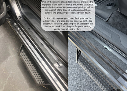 Tufskinz Door Sill Protection Overlays | 2022+ Tundra