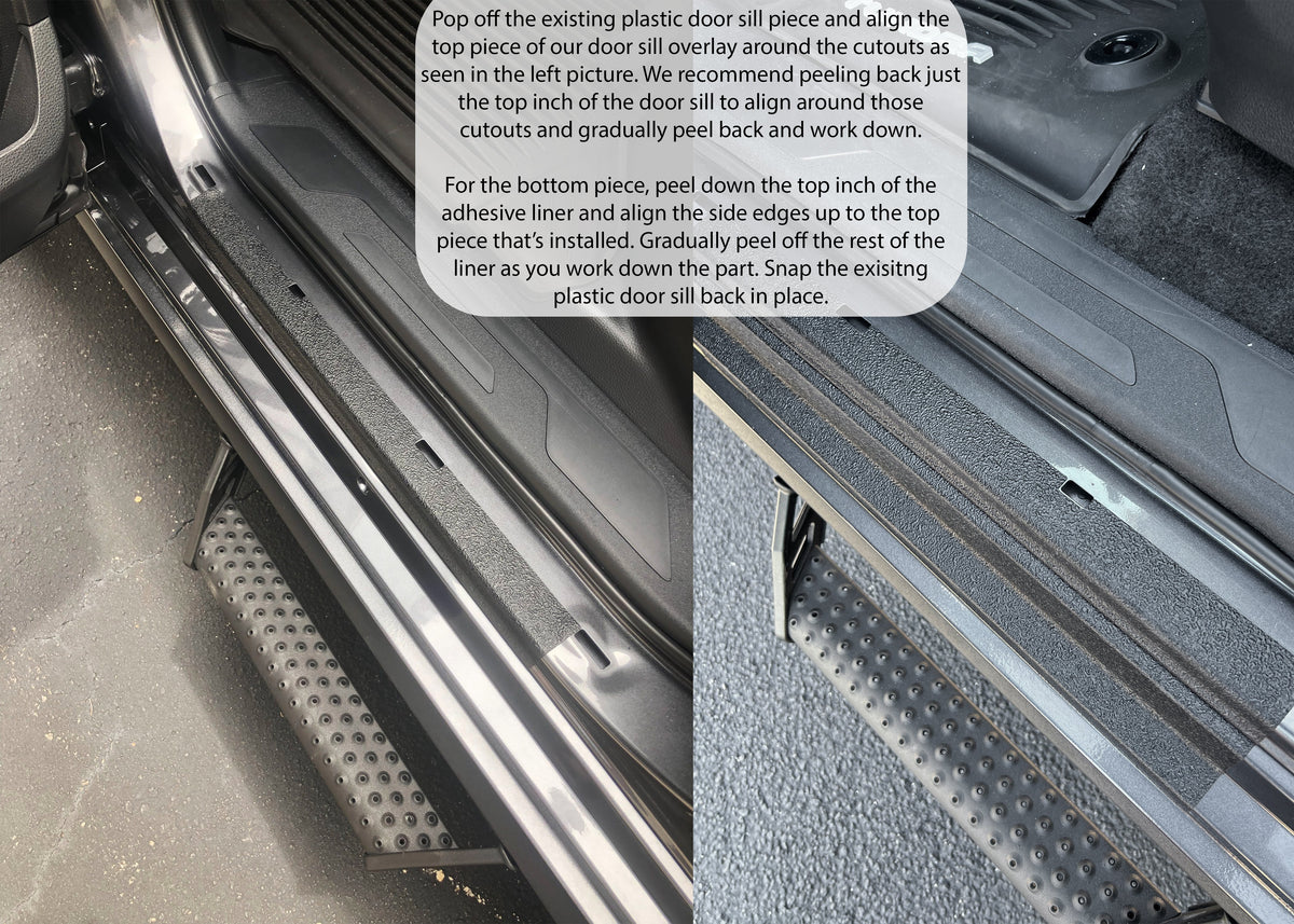 Tufskinz Door Sill Protection Overlays | 2022+ Sequoia