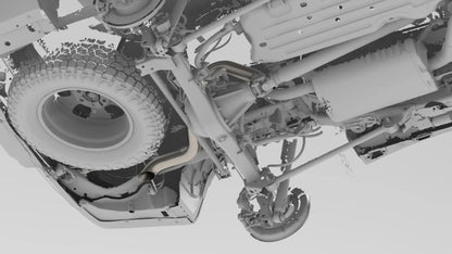 Toyota Land Cruiser/Lexus GX550 Titanium Axle Dump Exhaust | '24+ Land Cruiser