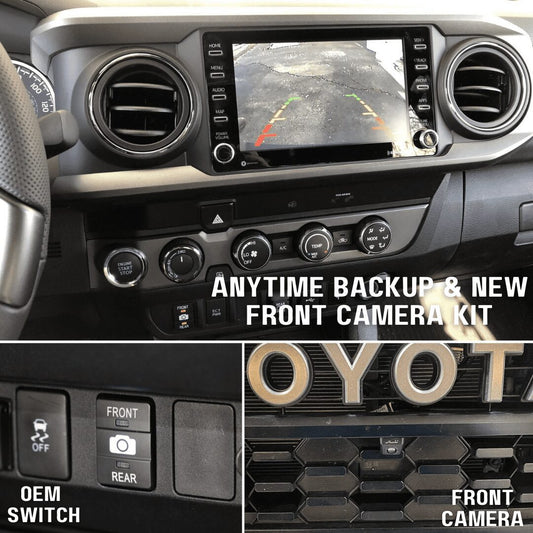 Tacoma Anytime Backup & Front Camera Kit