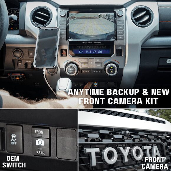 Anytime Backup & New Front Camera Kit  2020 - 2021 Tundra – Trail Grid Pro
