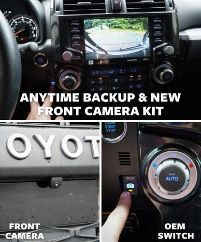 Toyota 4Runner Anytime Front and Rear Camera Kit