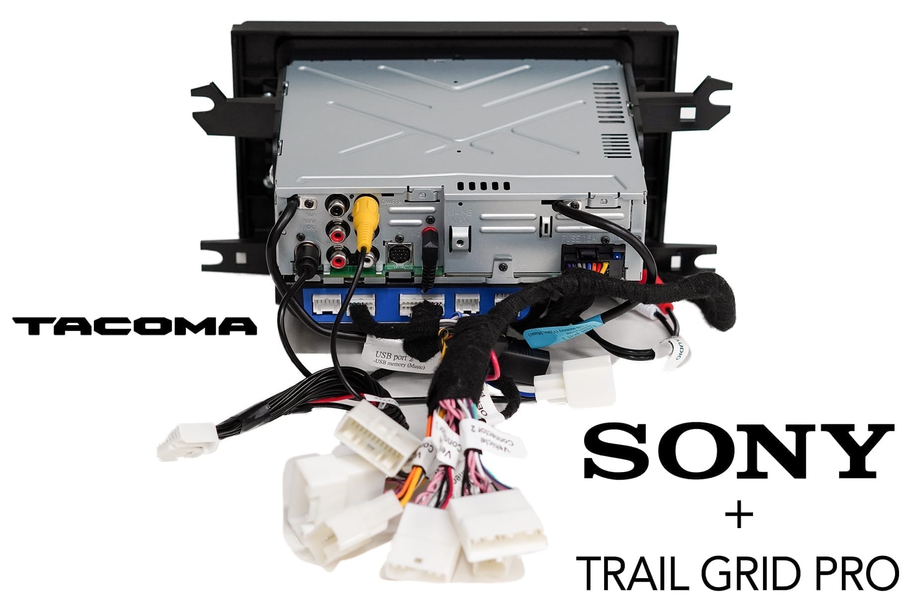Sony XAV-AX7000 Plug & Play Bundle | '16 - '19 Tacoma