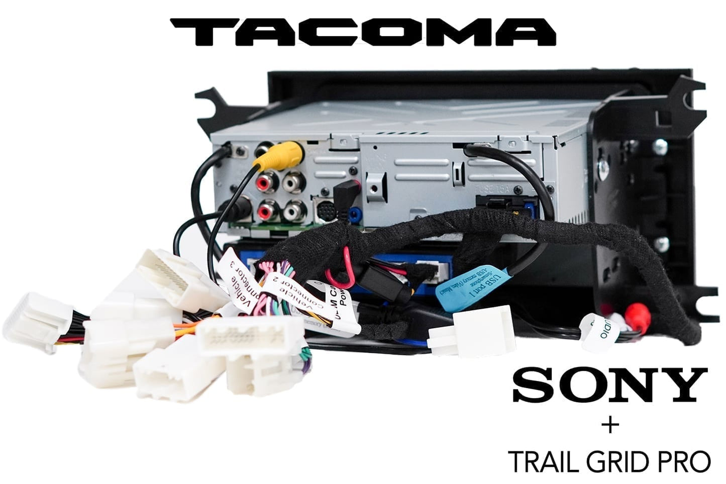 Sony XAV-AX7000 Plug & Play Bundle | '16 - '19 Tacoma