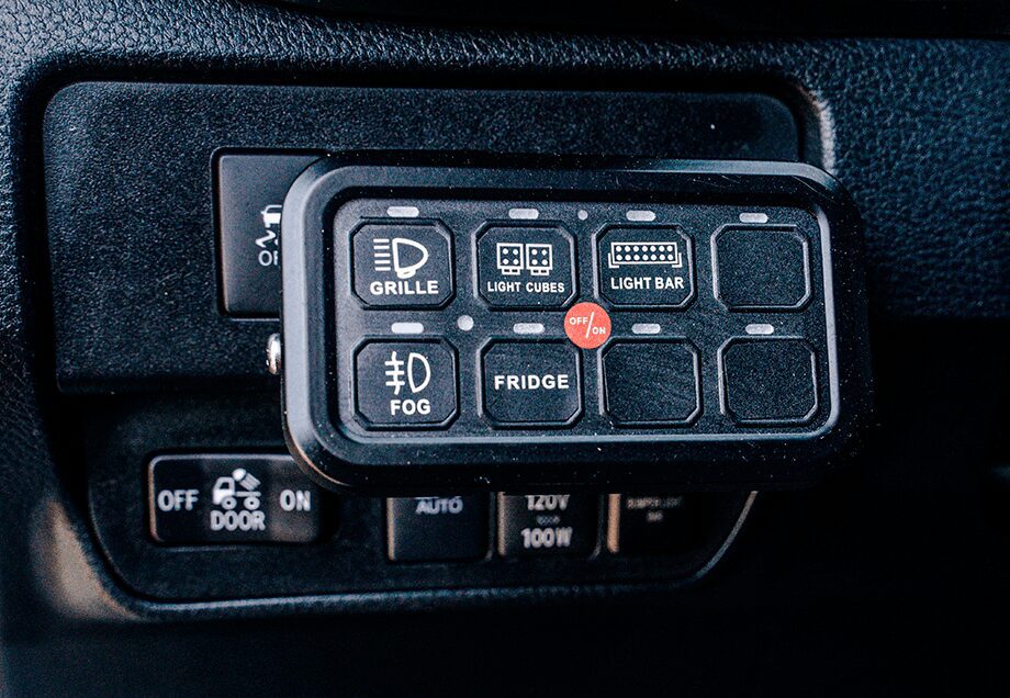 Vehicle Accessory 8 Switch Control System