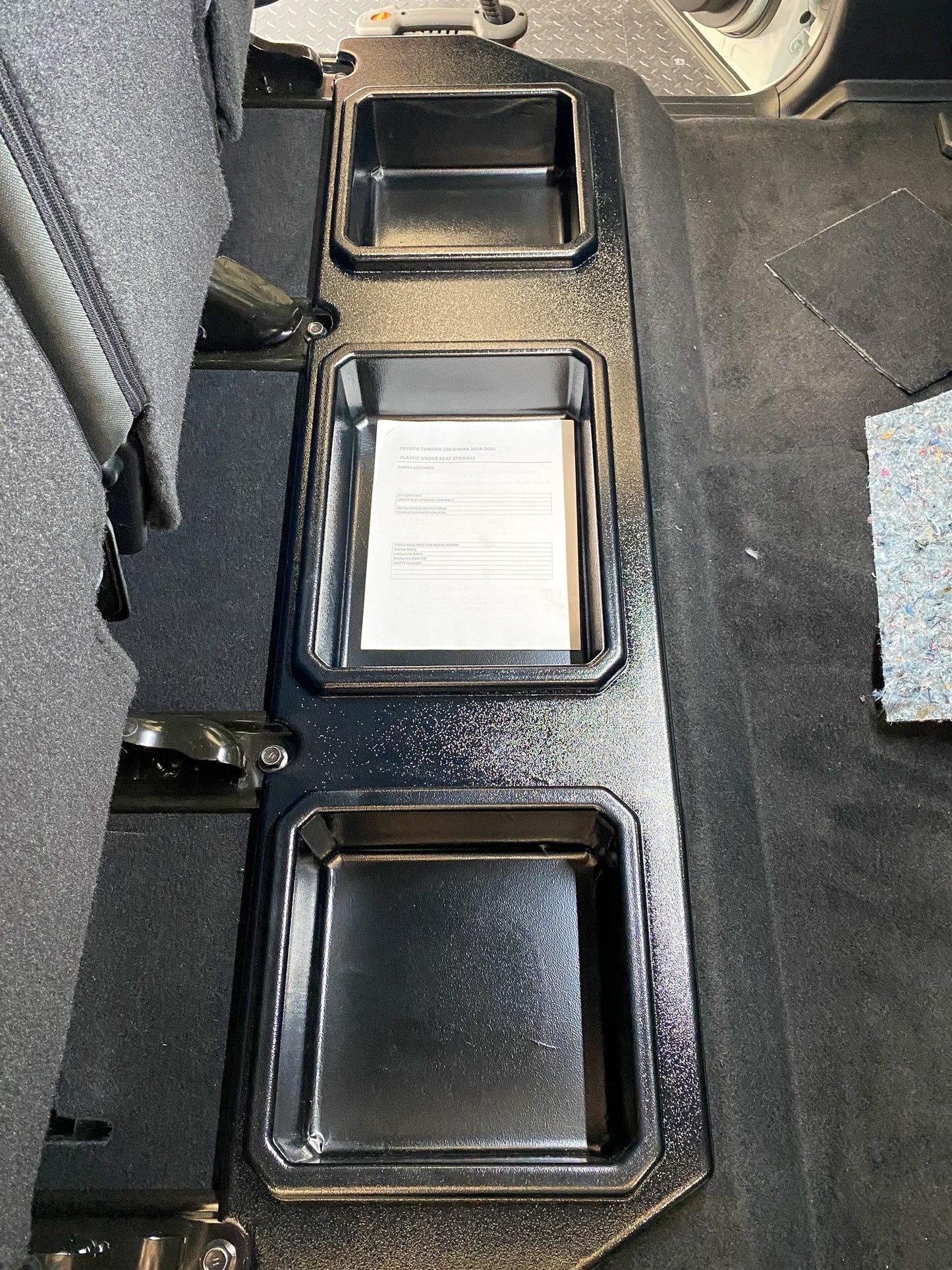 ESP Truck CrewMax Plastic Rear Under Seat Storage | '14 - '21 Tundra